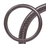 Оплетка на руль, искусственная кожа с тиснением, коричневая, 40 см / L (AWC-SL-04L)